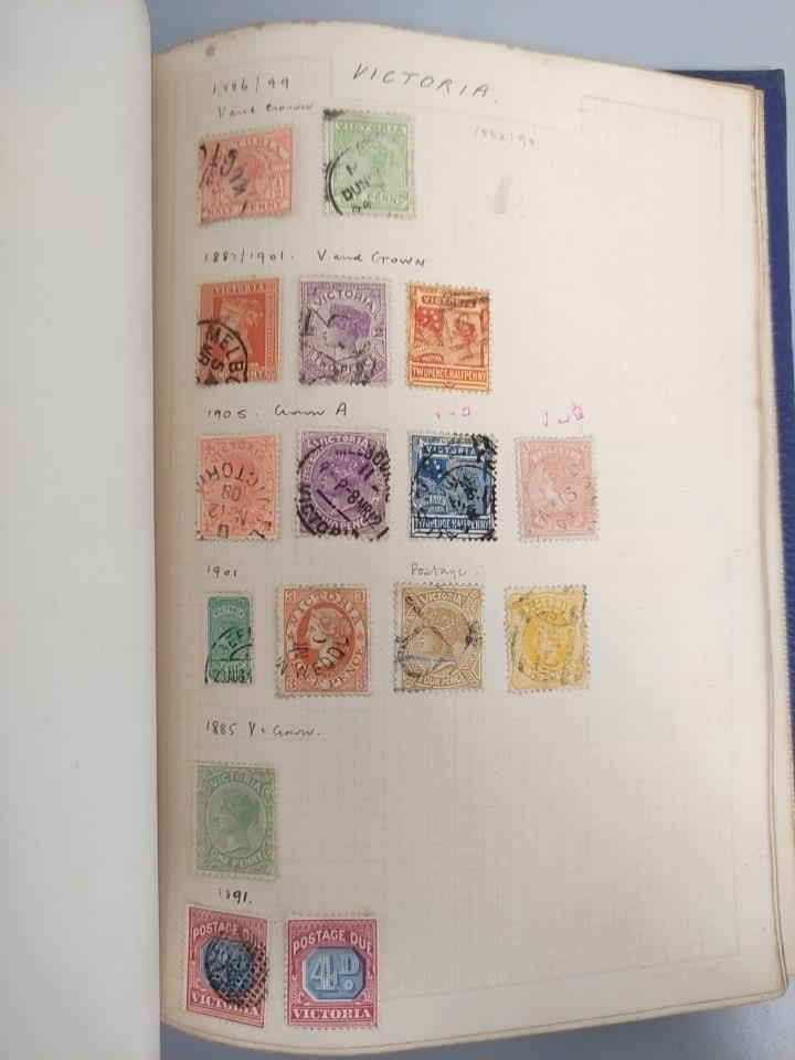 Two stamp albums comprising of Commonwealth and World issues to include 18845 Stellaland issues to - Image 12 of 15