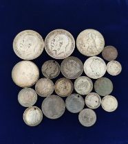 Collection of British and World silver coins to include an 1885 Victoria four pence, 1842