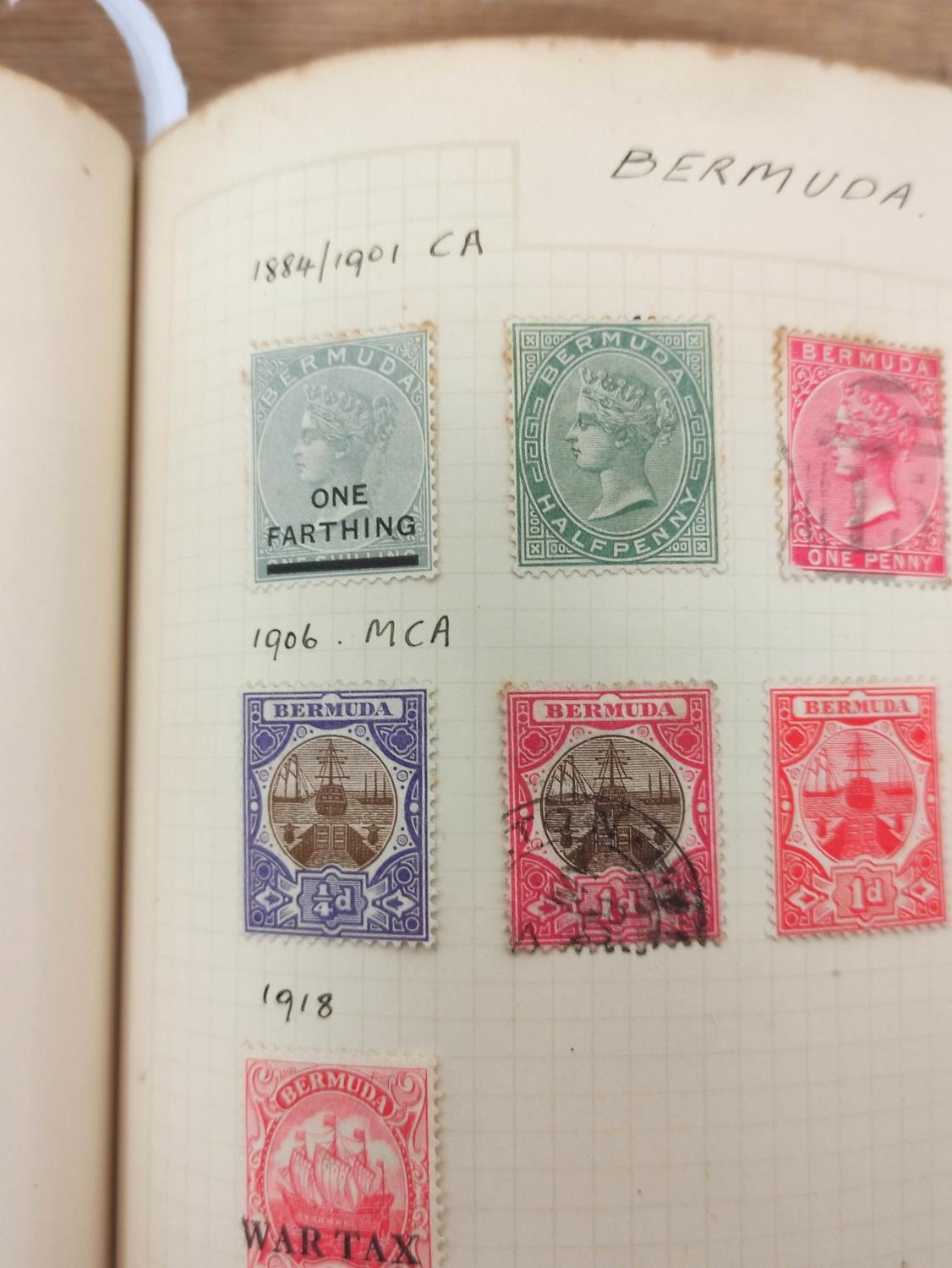 Three postage stamp albums of commonwealth and world issues to include 1870s-90s Cape of Good Hope - Image 5 of 14