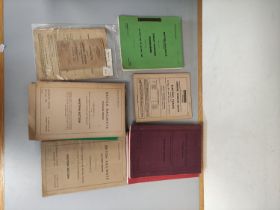 Collection of 1950s-1970s British Rail working time tables and working notices to include Electric