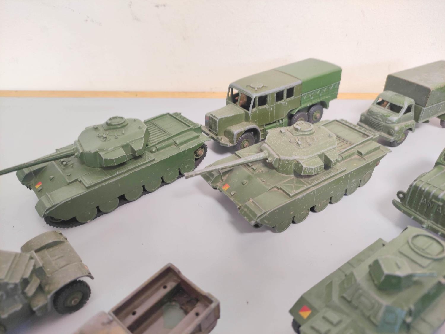 Dinky Toys/Supertoys. A group of die-cast military vehicles to include 2 x 651 Centurion Tanks, - Image 2 of 7