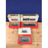 Hornby Railways. Three boxed 00 gauge locomotives to include a Class J36 0-6-0 722 in LNER black