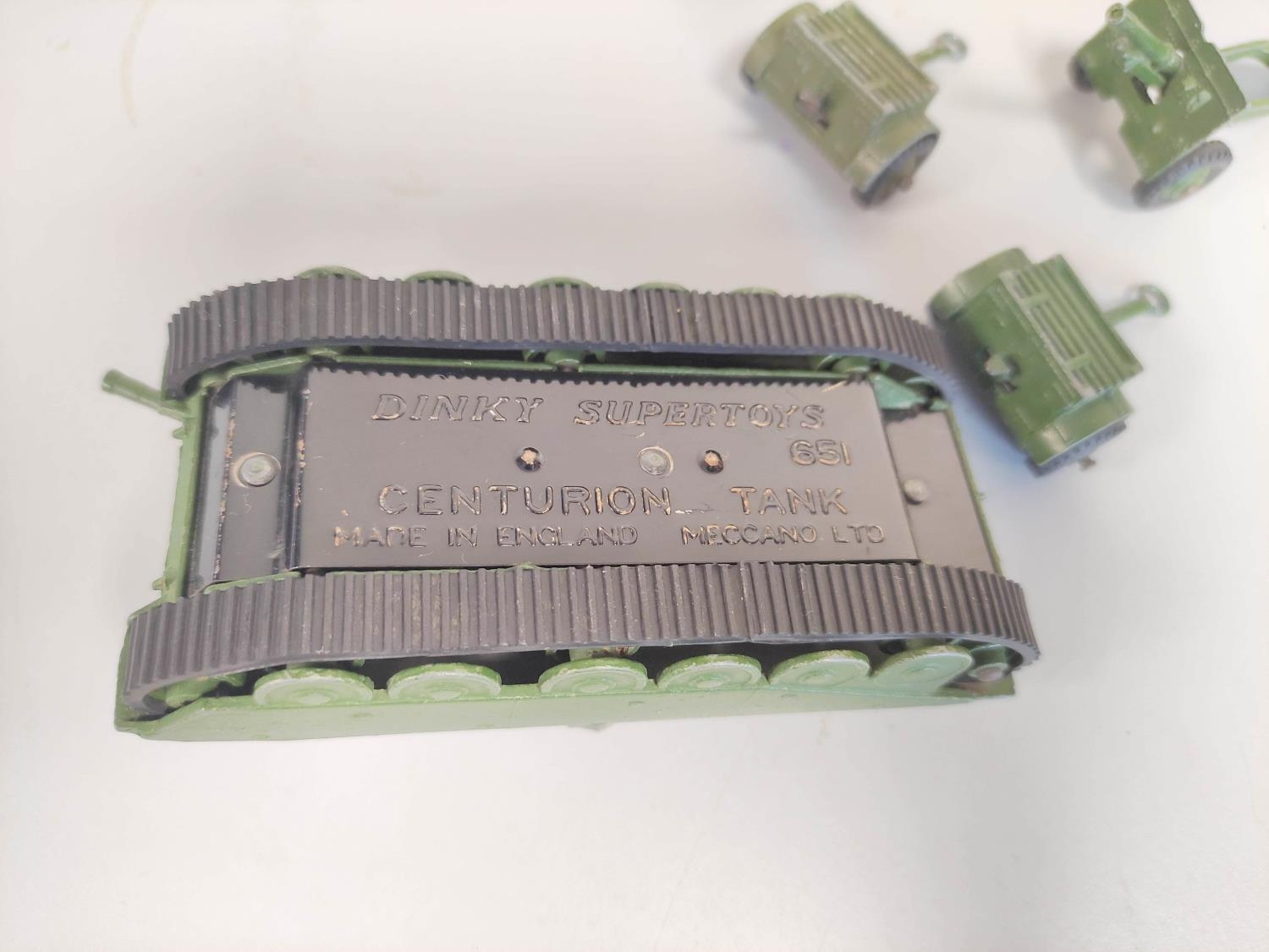 Dinky Toys/Supertoys. A group of die-cast military vehicles to include 2 x 651 Centurion Tanks, - Image 3 of 7