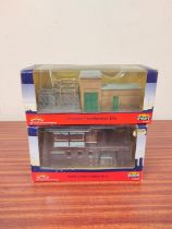 Bachmann Branchline. Two boxed model railway model buildings comprising of Lineside Transformer Site