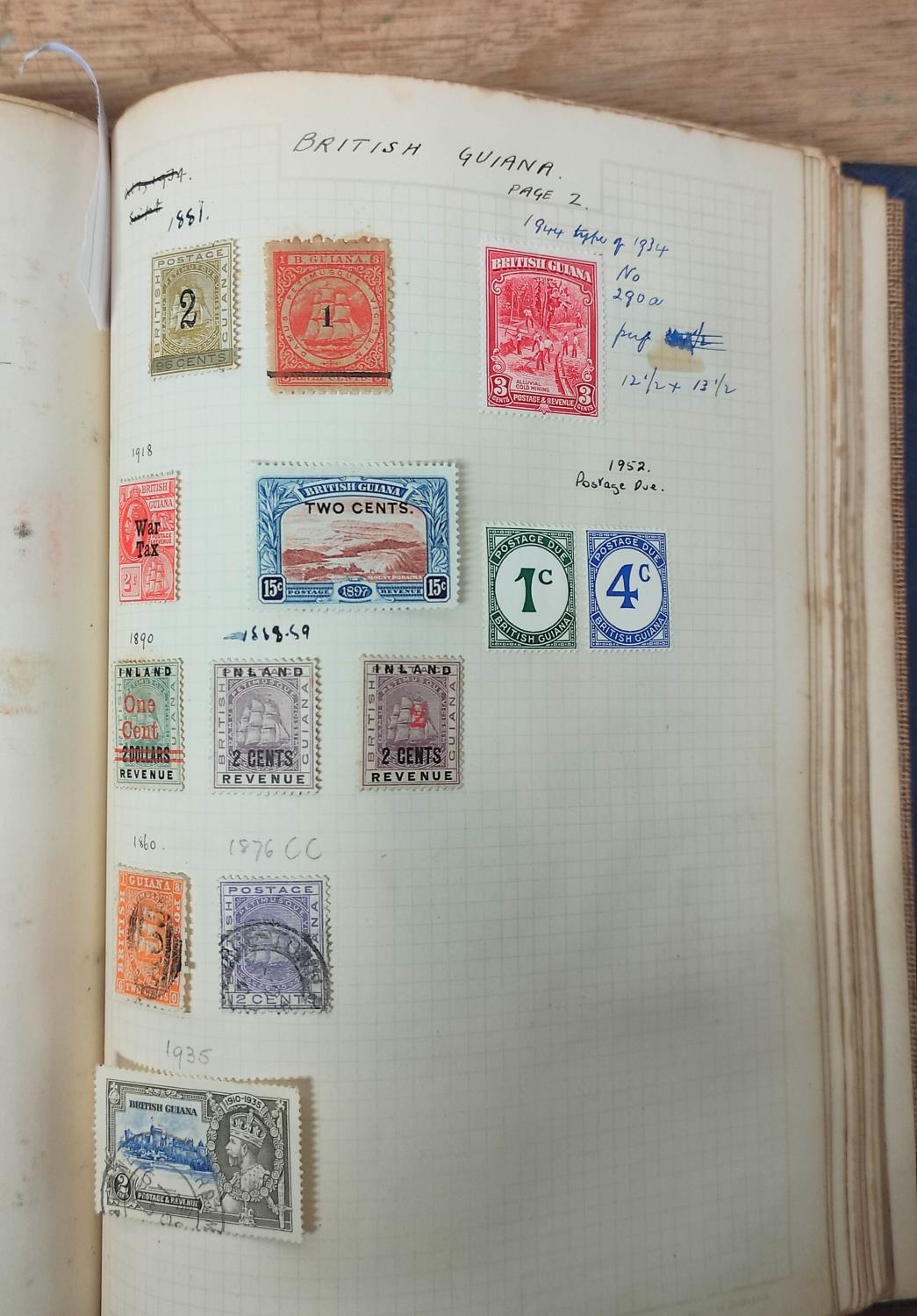 Three postage stamp albums of commonwealth and world issues to include 1870s-90s Cape of Good Hope - Image 8 of 14