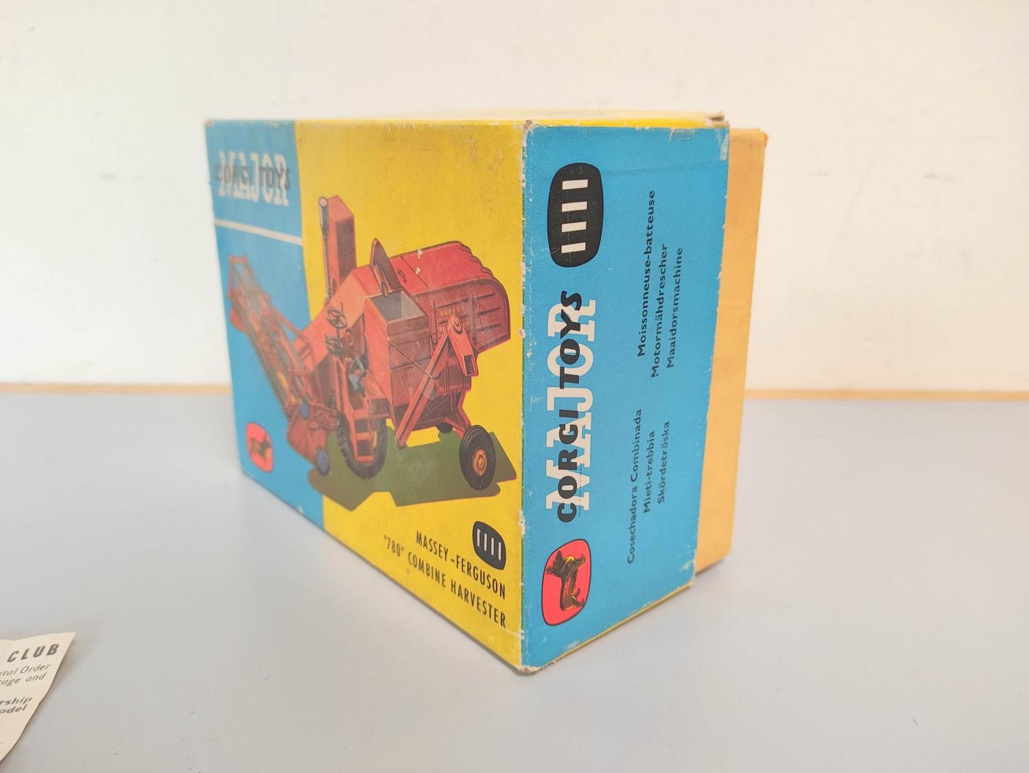 Corgi Toys. No. 1111 Massey Ferguson 780 Combine Harvester. Contained in original box, with two - Image 7 of 8