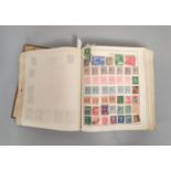 A well filled collector's stamp album arranged alphabetically of world and commonwealth issues to