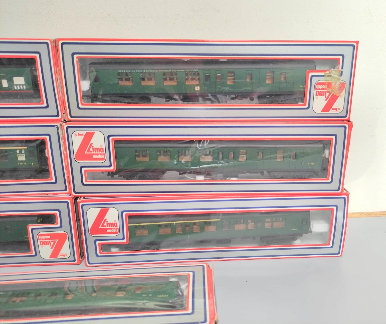 Lima Railways. Eight boxed 00 gauge rolling stock carriages to include four Mk1 BSK Brake Second - Image 3 of 7