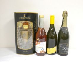 LANSON Black Label Champagne no abv. or vol. stated, Prosecco 10% abv. 70cl, LAMBRUSCO Rose 5.5%