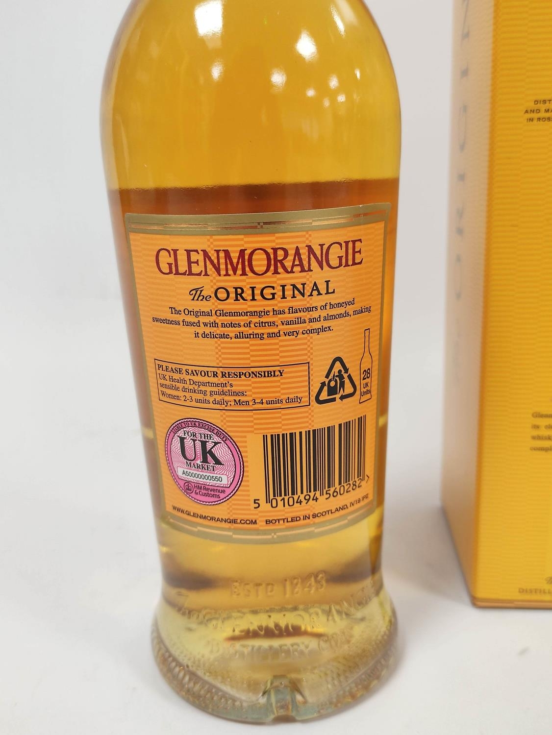 Two bottles of Glenmorangie the original ten years old highland single malt Scotch whisky, 70cl, 40% - Image 3 of 5
