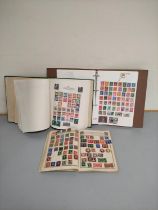 Three stamp albums comprising of Commonwealth and World issues to include issues from Great Britain,
