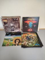 Collection of 1960s-1980s Lps to include Elton John Captain Fantastic, Van Morrison Hard Nose The
