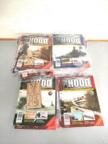 Hachette Partworks. HMS Hood 1:200 scale construction magazines issues 23, 42-44 & 113-140.