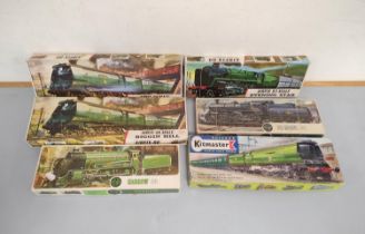 Airfix. Model construction kits relating to famous locomotives to include two Biggin Hill