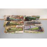 Airfix. Model construction kits relating to famous locomotives to include two Biggin Hill