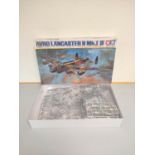 Tamiya. Boxed 1:48 scale Avro Lancaster model aircraft construction kit No.112.