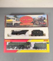 Hornby Railways. Two boxed 00 gauge locomotives to include a Class P2 2-8-2 2001 "Cock O' The North"