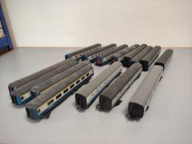 Box of 00 gauge rolling stock Inter-City Passenger Coaches comprising of eleven examples by Lima and
