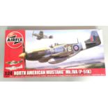 Airfix. Boxed 1:24 scale North American Mustang Mk.IV.A (P-51K). Kit no. A14003A. Complete and