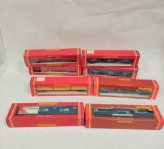 Hornby Railways. Eight boxed freightliner wagons to include two R204-Freightliners with 3 x 20
