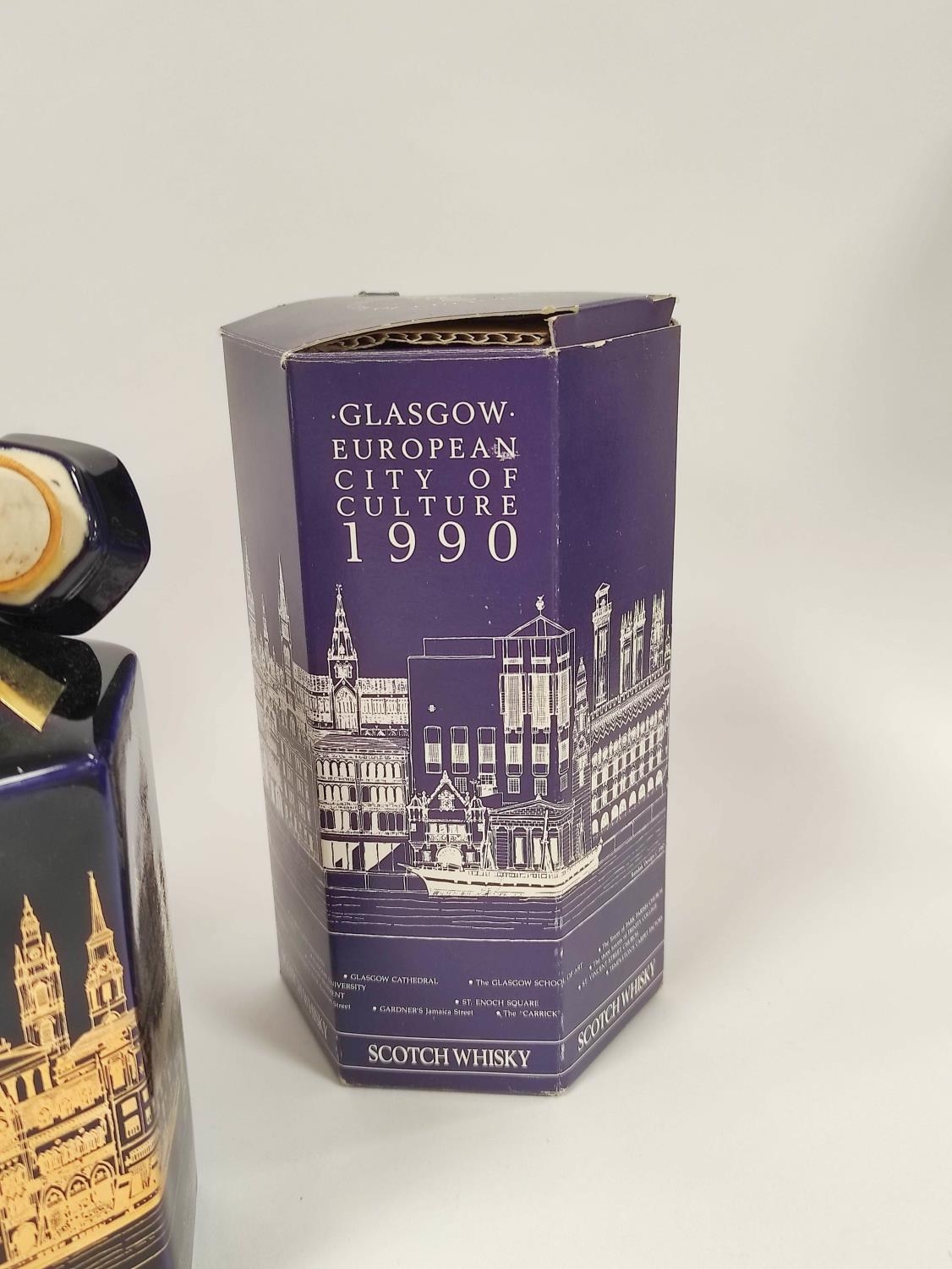 Glasgow European City of Culture 1990 premium reserve blended Scotch whisky, Blended & bottled in - Image 4 of 5