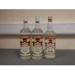 Three 1 Litre bottles of Smirnoff Vodka, 37.5& vol. (3)