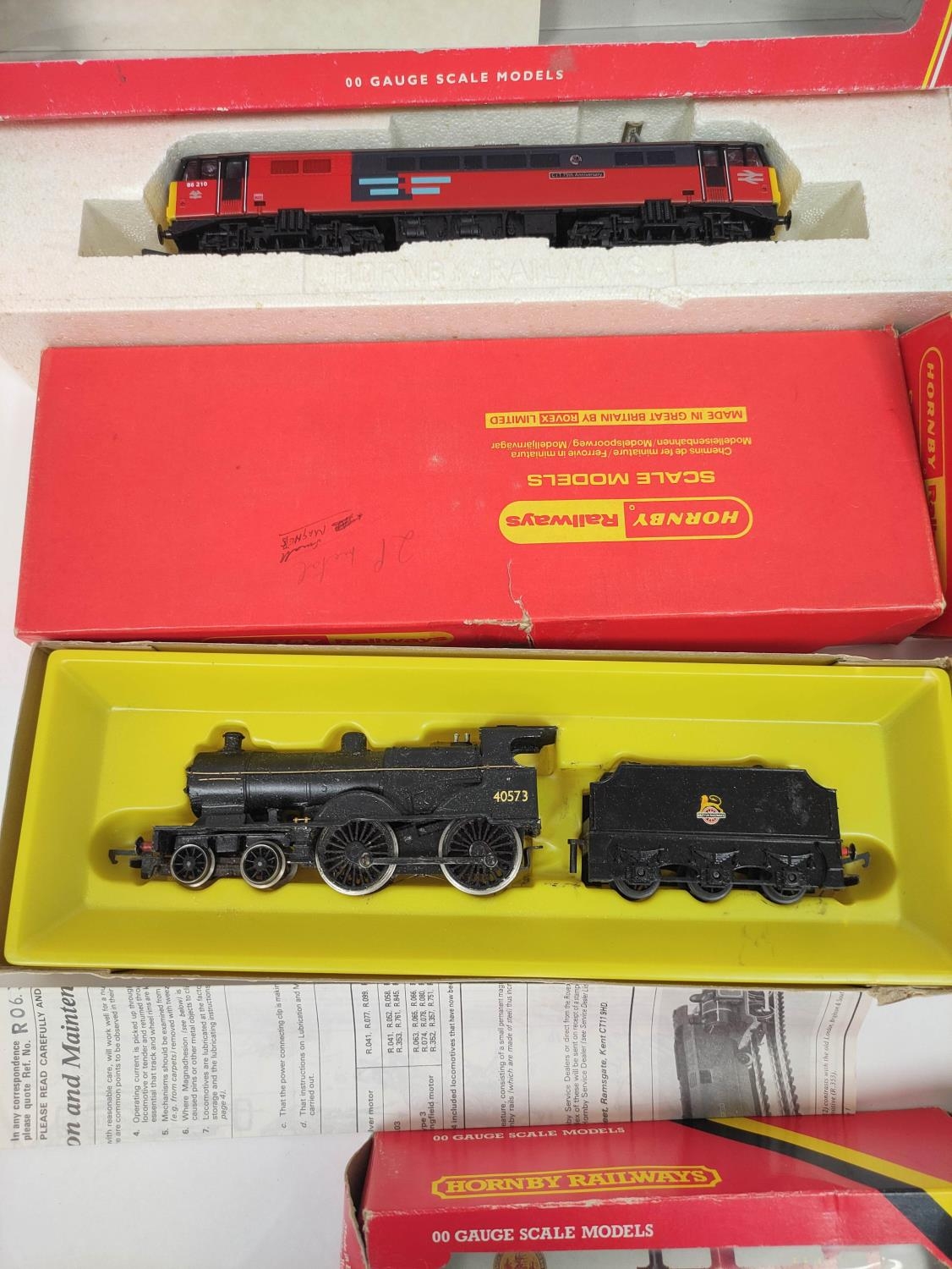 Hornby Railways. Six 00 gauge locomotives to include a Class 2P 4-4-0 690 in LMS Black R450 and - Image 2 of 7