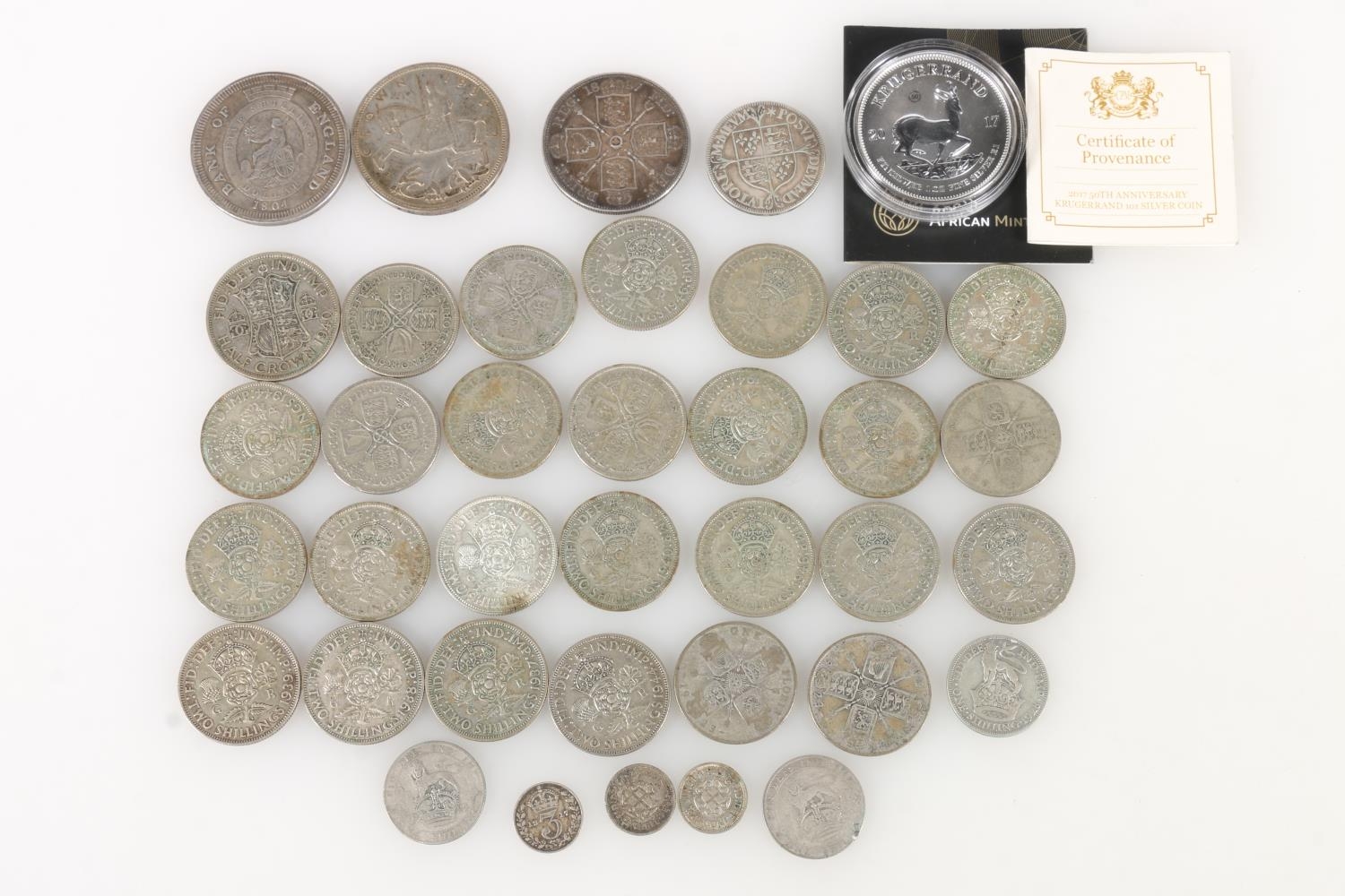 UNITED KINGDOM Queen Victoria (1837-1901) double florin 1887, 350g of 500 grade silver (1920-1946)