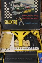 Triang Scalextric Model Motor Racing CM3 Competition Car Series set with No8 green and No14 blue