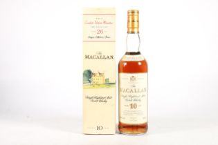 THE MACALLAN 10 year old single malt Scotch whisky, old style cream and gilt label, 40% abv.,