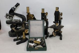 Ernst Leitz Wetzlar microscope, serial number 295810, Watson & Sons Ltd of London Kima microscope,