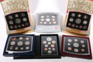 UNITED KINGDOM Queen Elizabeth II (1952-2022) proof coin year sets including 2000, 2001, 2002,