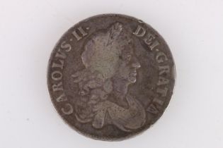 ENGLAND Charles II (1660-1685) silver crown 1671 Vicesimo Tertio, S3358.