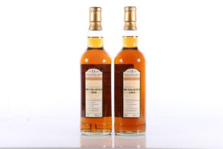 Two bottles of BRUICHLADDICH 1994 13 year old Islay single malt Scotch whisky, distilled 1994 and