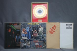 The Who Live at Leeds with poster and ephemera, The Who Eminence Front Promo 12'' white label and