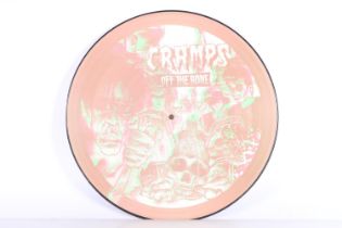 The Cramps Off the Bone on Illegal Records, matrix ILPIC012, 3D picture disc.