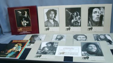 Bob Marley and the Wailers 9 record boxset and booklet on Island Records, COA #00205 limited