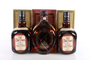 Two bottles of GRAND OLD PARR 12 year old de luxe blended Scotch whisky, 75cl 43% abv. each boxed,