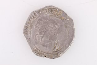 ENGLAND King Charles I (1625-1649) silver half crown, mm sun suggesting S2780.