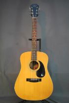 Epiphone by Gibson six string acoustic guitar, model number PR300 Made in Korea, serial number