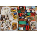 Britains farm models to include 9321 Ford TW35 tractor boxed, 9529 Massey Ferguson tractor boxed,