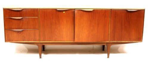 McIntosh of Kirkcaldy Dunvegan range mid-century teak sideboard, c1960s, the central twin door