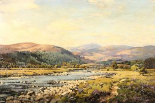 GEORGE MELVIN RENNIE (Scottish 1874-1953) *ARR* Ben Avon from Golf Course (Scottish Highlands