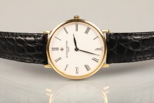 Vacheron Constantin Geneva 18ct gold gentleman's wristwatch, sn.783479, the white dial with black