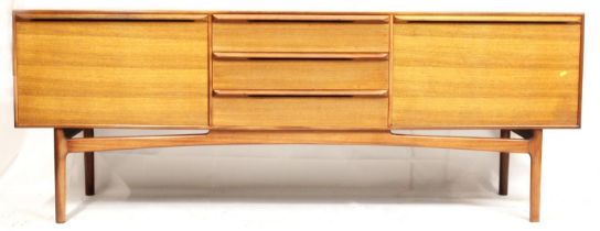 Mid-20th century teak sideboard in the manner of McIntosh of Kirkcaldy, the central bank of three