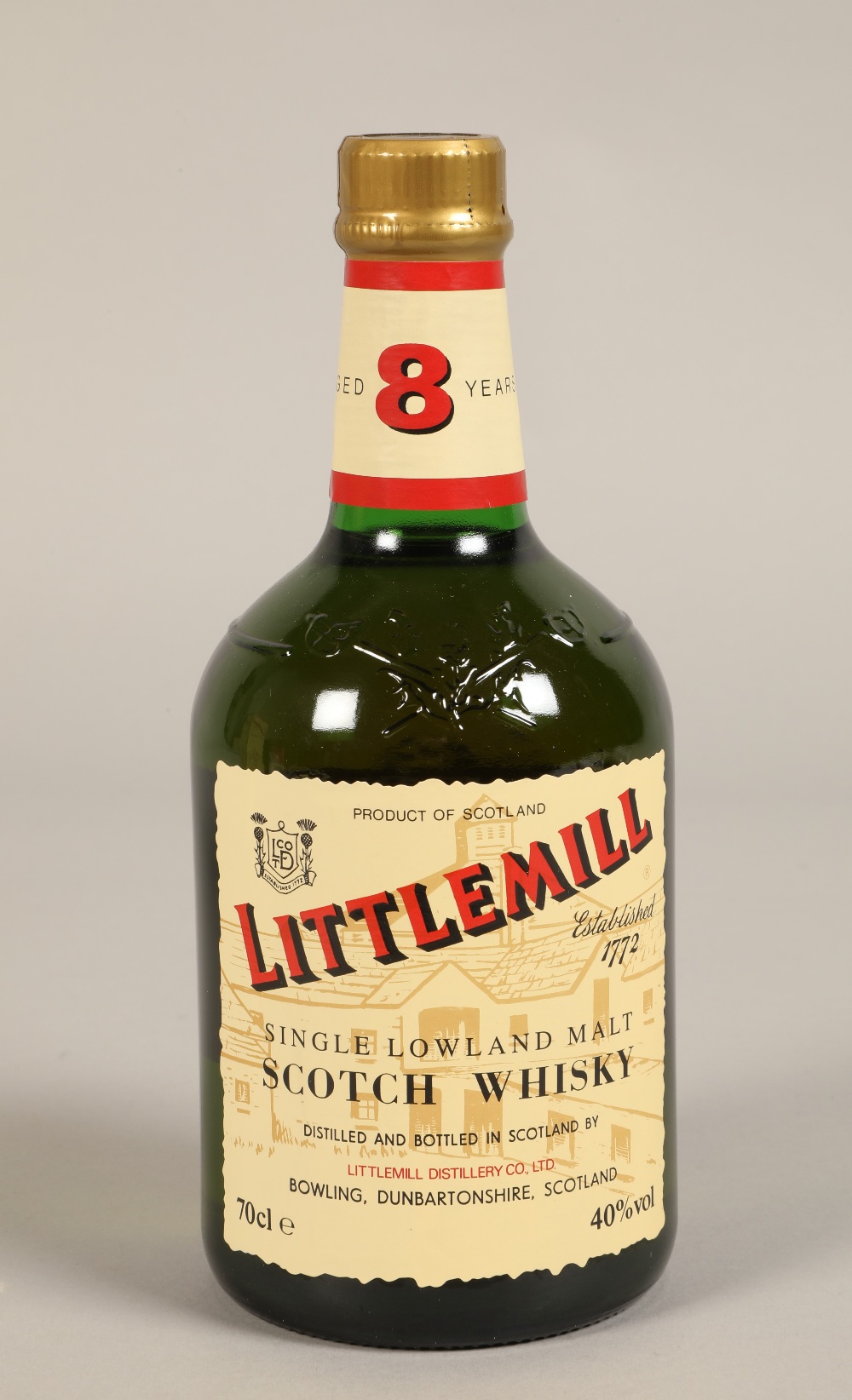 Littlemill, single lowland malt Scotch whisky,  with carton ,70 cl, 40% vol - Image 2 of 7