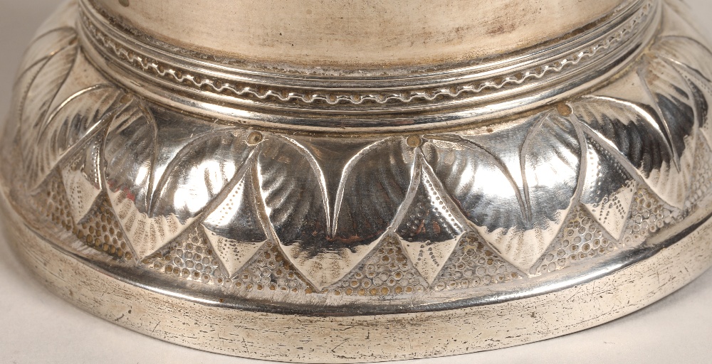 Continental silver flared vase, 22 cm high, 469 grams. - Image 14 of 14