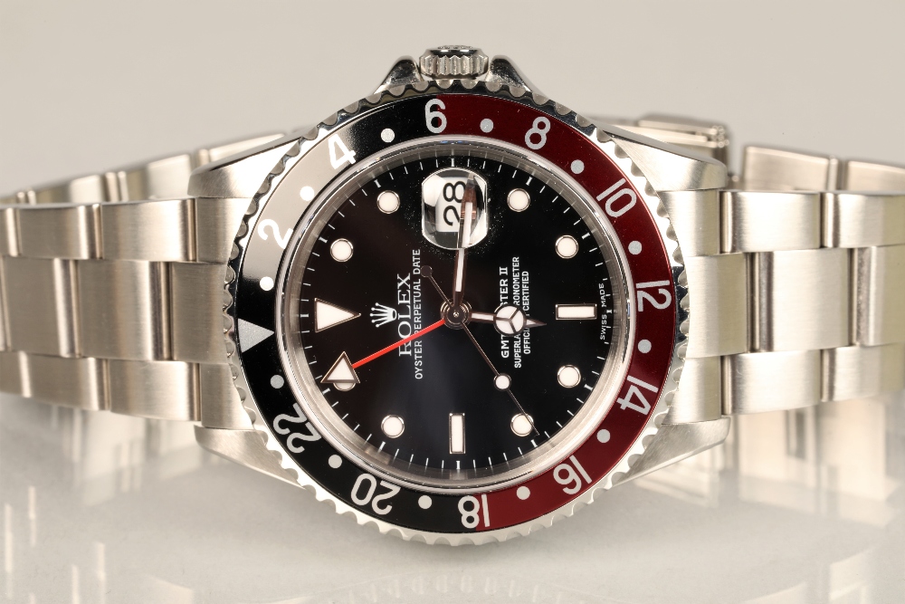 Rolex Oyster Perpetual Date GMT Master II 'Coke' Superlative Chronometer stainless steel wristwatch, - Image 2 of 16