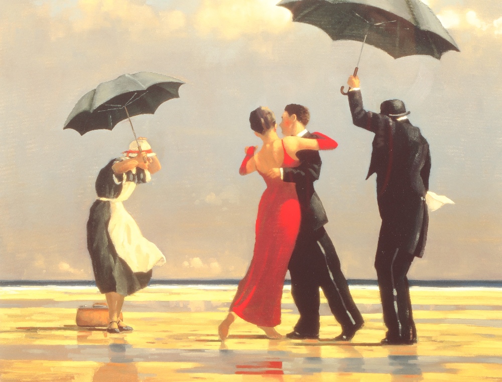 Jack Vettriano OBE (Scottish born 1951) , framed limited edition print, signed lower right "The
