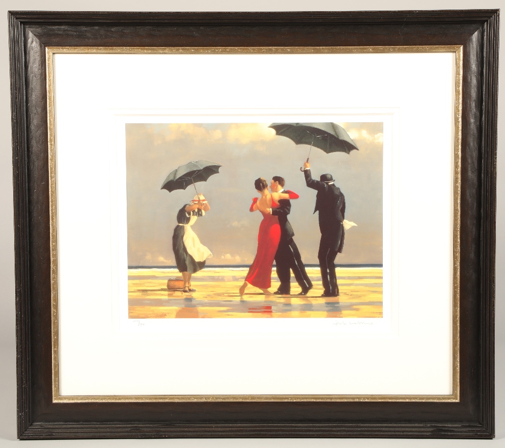 Jack Vettriano OBE (Scottish born 1951) , framed limited edition print, signed lower right "The - Bild 2 aus 2
